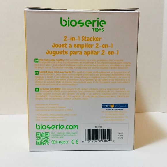 Bioserie 2-in-1 Stacker Developmental Baby Toy - Picture 3 of 3